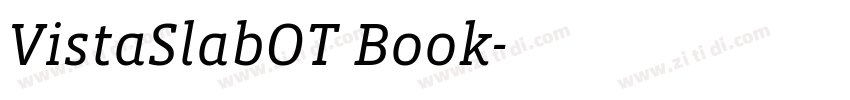 VistaSlabOT Book字体转换